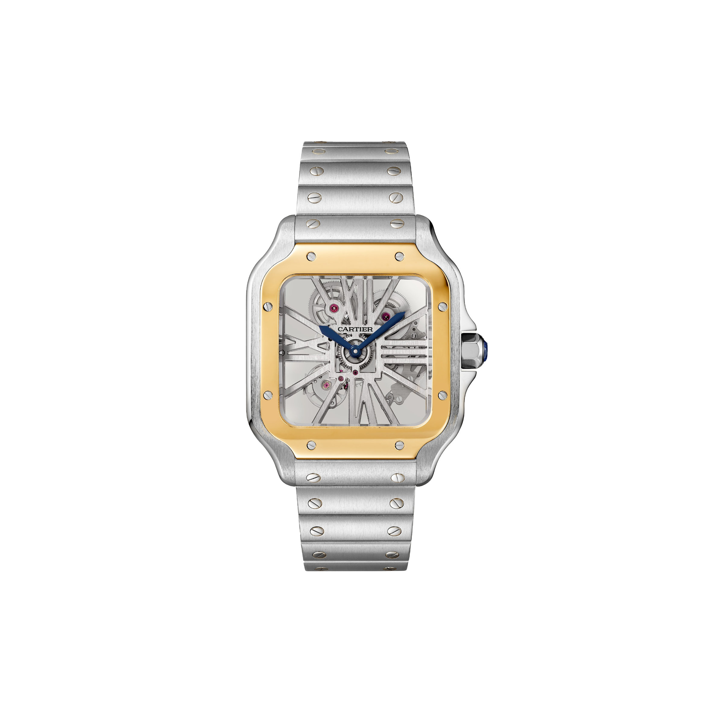 CARTIER SANTOS DE SKELETON 40MM WATCH WHSA0019